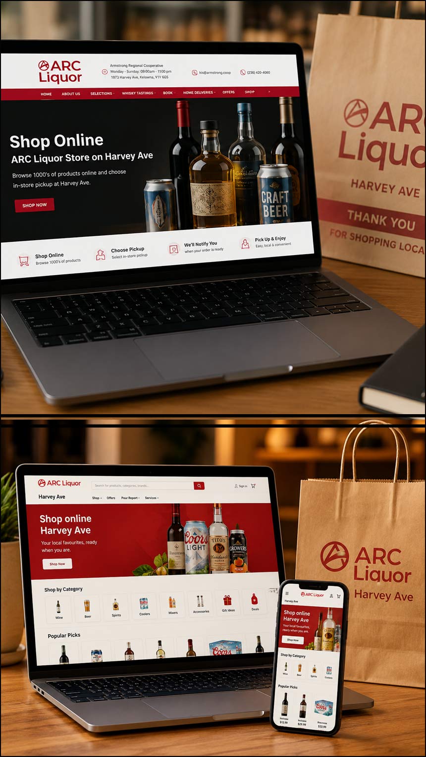 Armstrong Regional Co-op member benefits at ARC Liquor