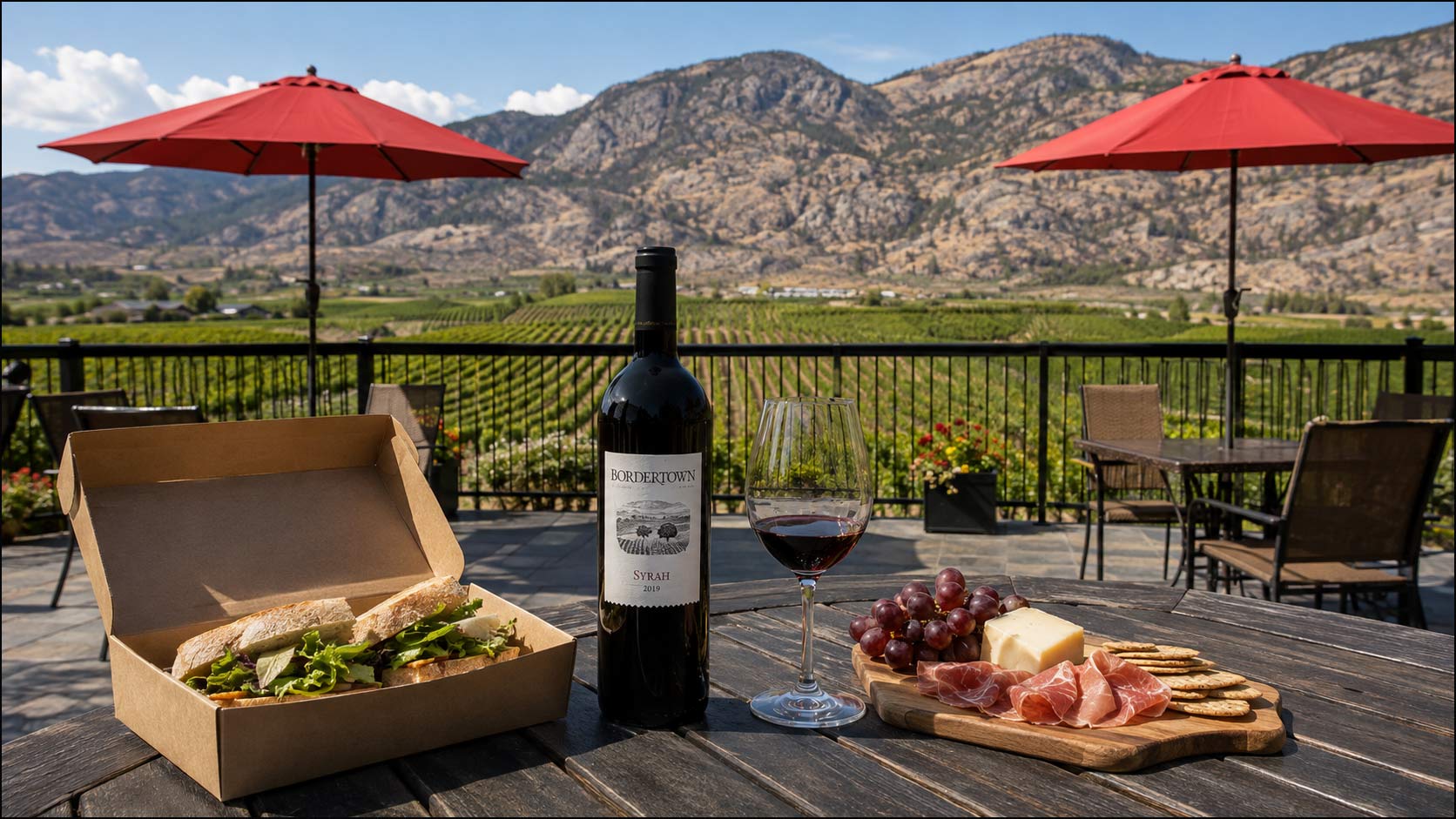 Bordertown Vineyards and Estate Winery with its estate-grown Okanagan wines