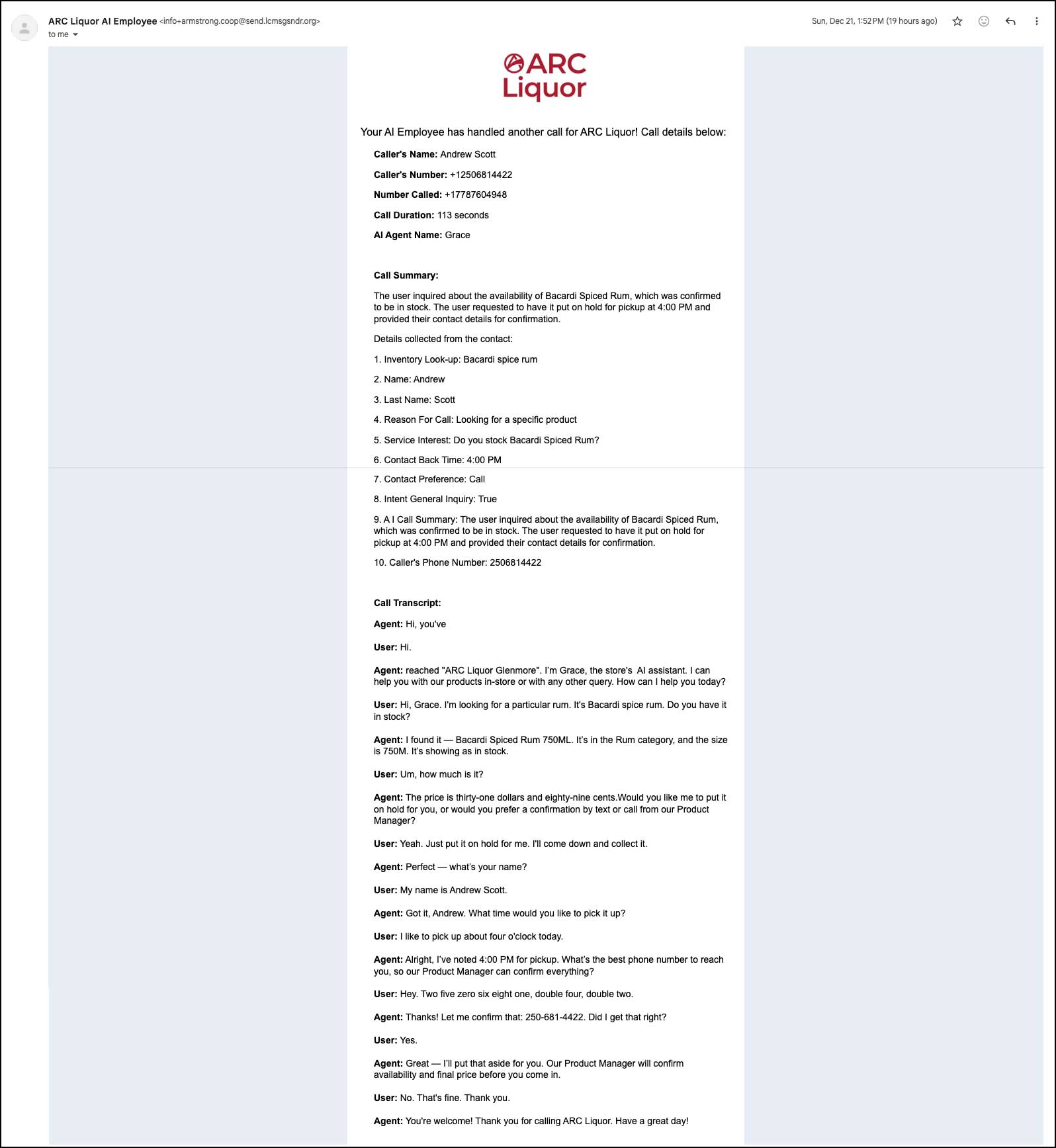 pic of test Recording