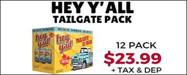 Hey Y’all Tailgate Pack – 12 Pack